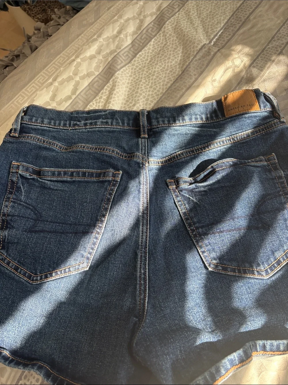 American Eagle Dark Wash Denim Shorts